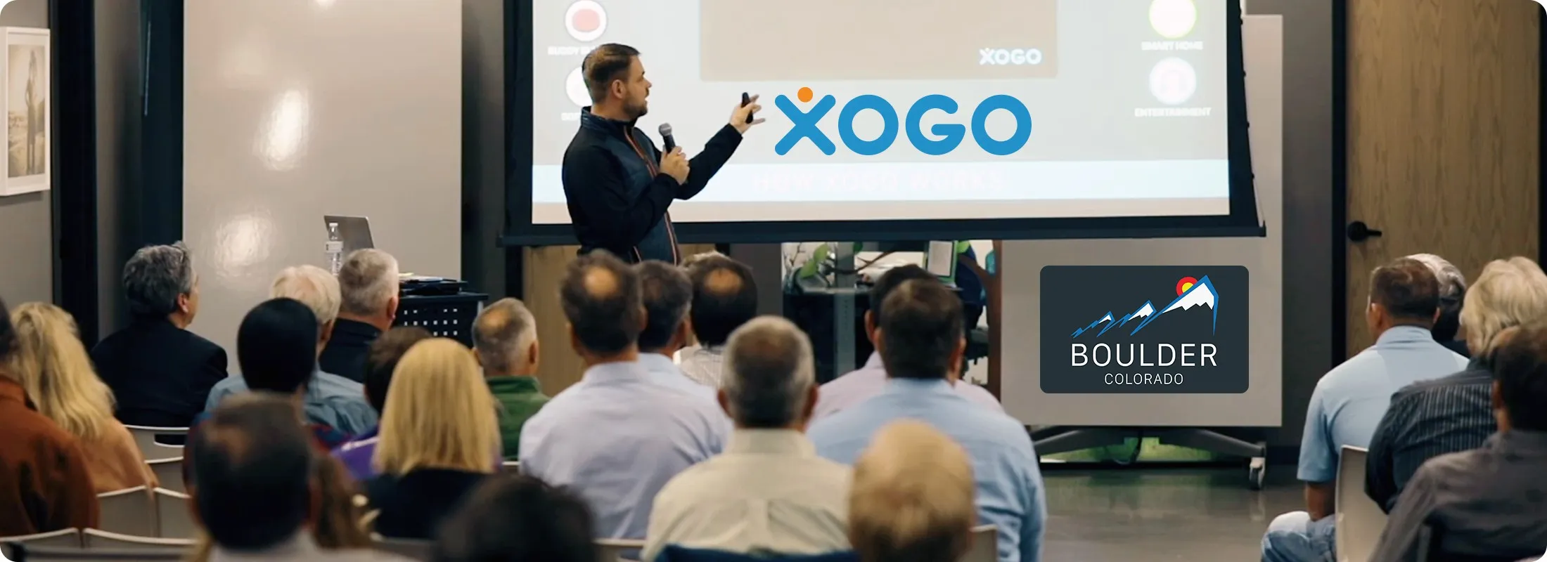 Speaking About Xogo in Boulder Colorado